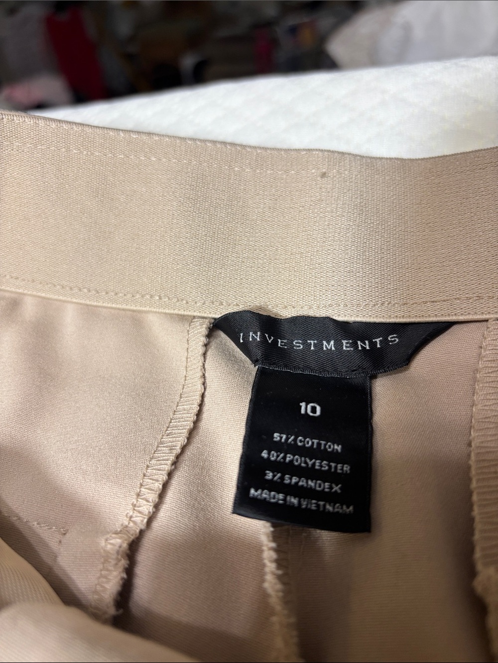 Investments Women’s Dress Pants in Light Beige - Picture 2 of 8
